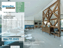 Tablet Screenshot of mountainparkapartments.com